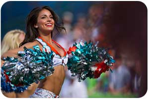 NFL London Rookies Guide Cheerleader spielfrei